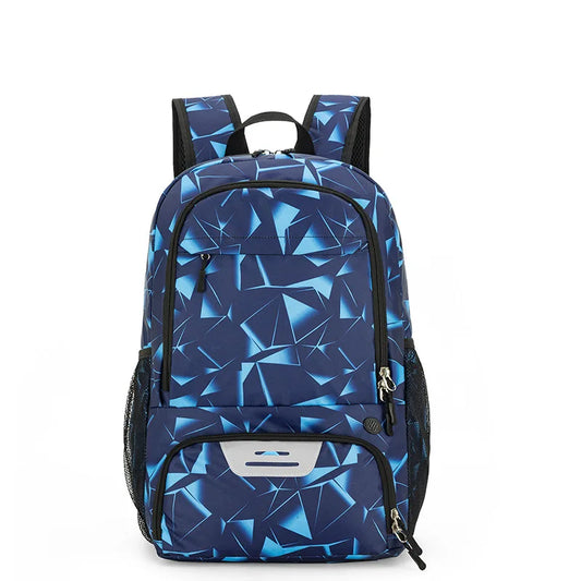 Sports backpack with shoes compartment multi-pocket water-resistant oxford fabric - product image