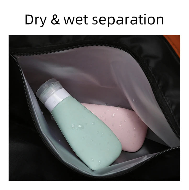 Sports duffel bag dry wet separation with shoe pack outdoor hiking camping handbag - product image