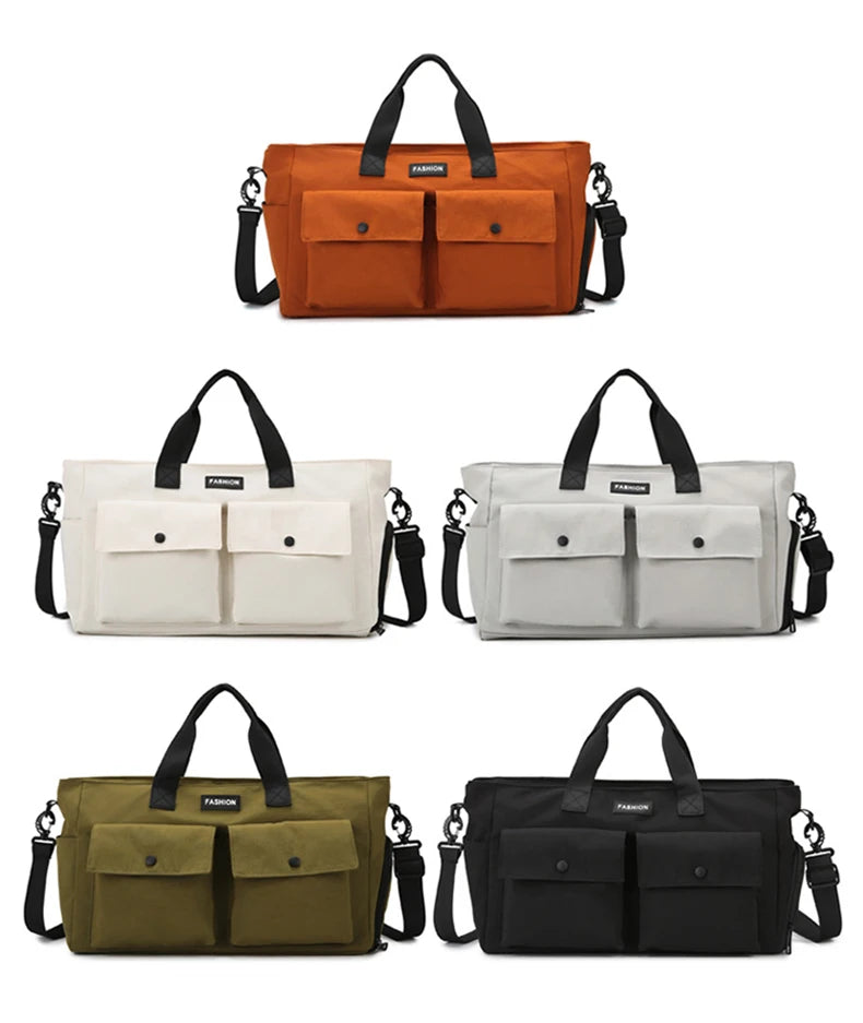Sports duffel bag dry wet separation with shoe pack outdoor hiking camping handbag - product image