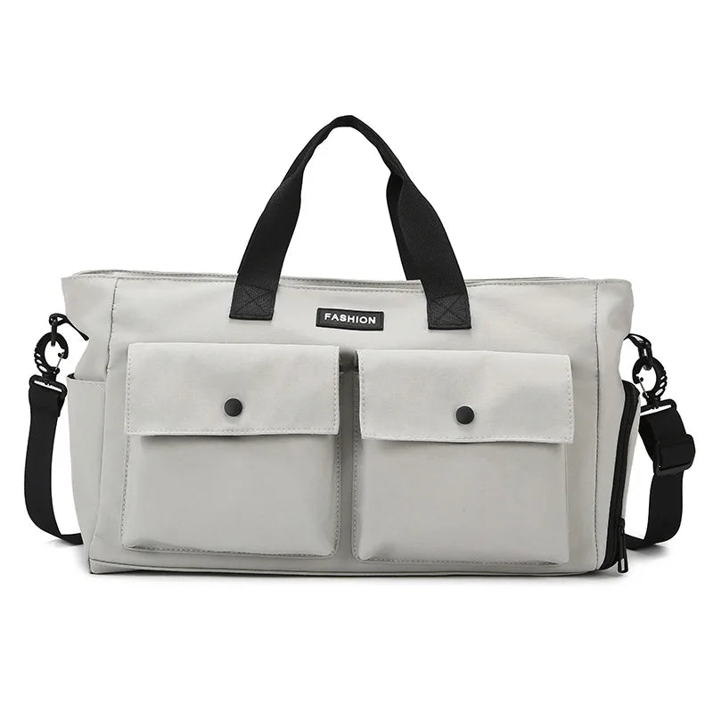 Sports duffel bag dry wet separation with shoe pack outdoor hiking camping handbag - product image