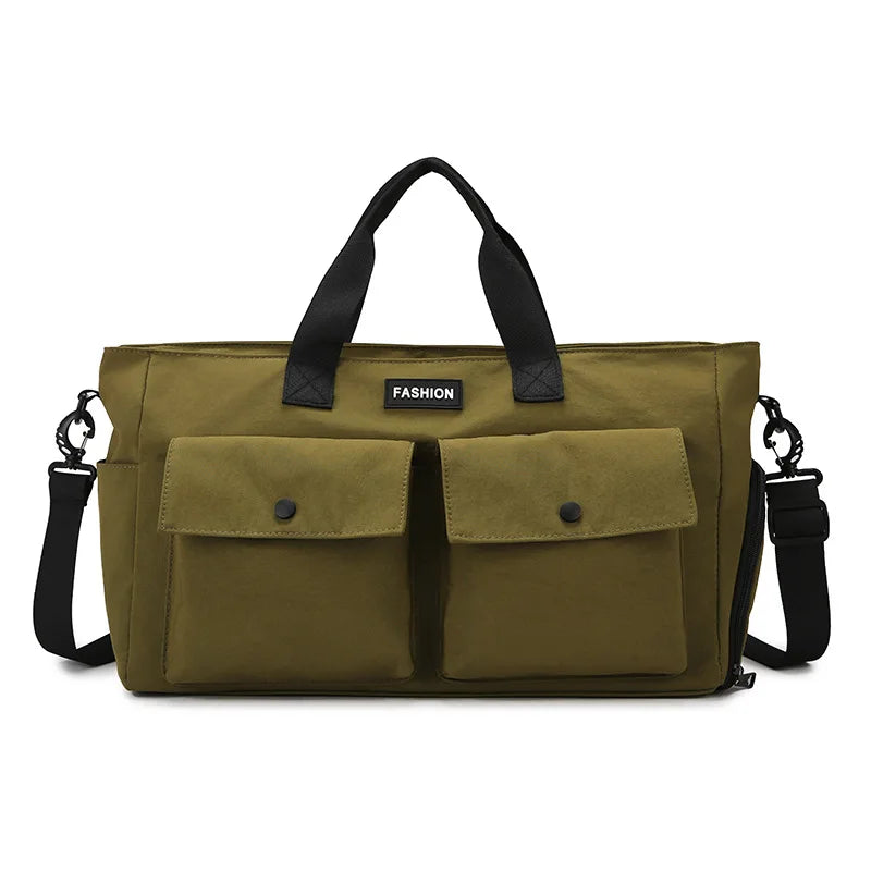 Sports duffel bag dry wet separation with shoe pack outdoor hiking camping handbag - product image