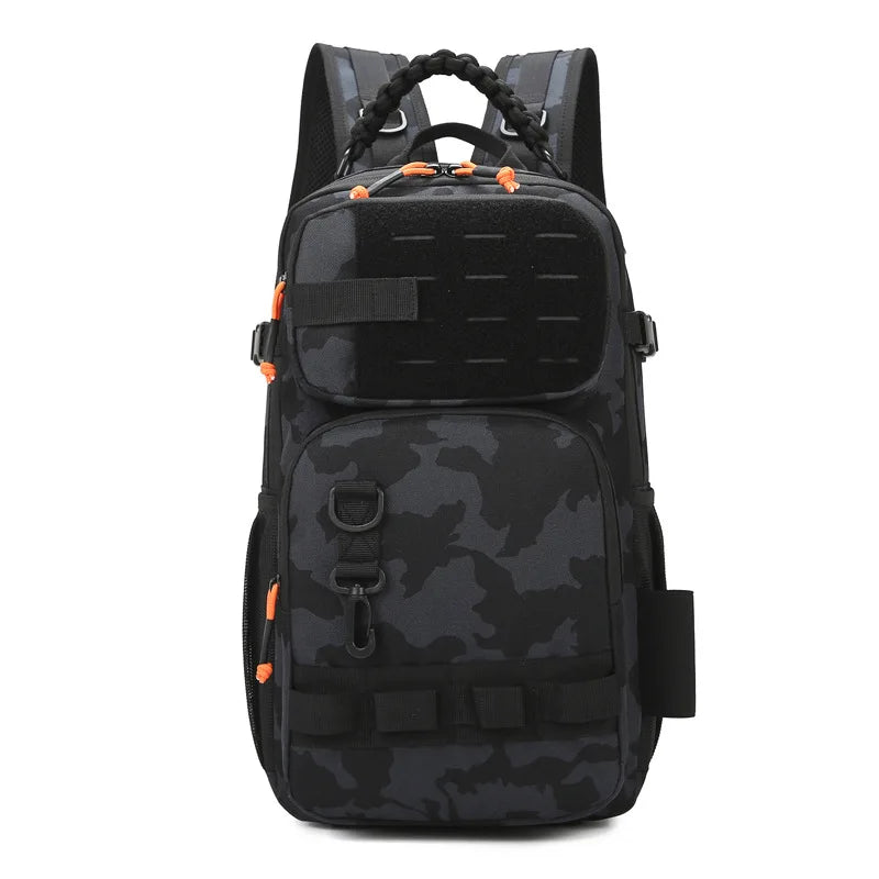 Tactical chest bag oxford large capacity molle outdoor storage multi-pocket - product image