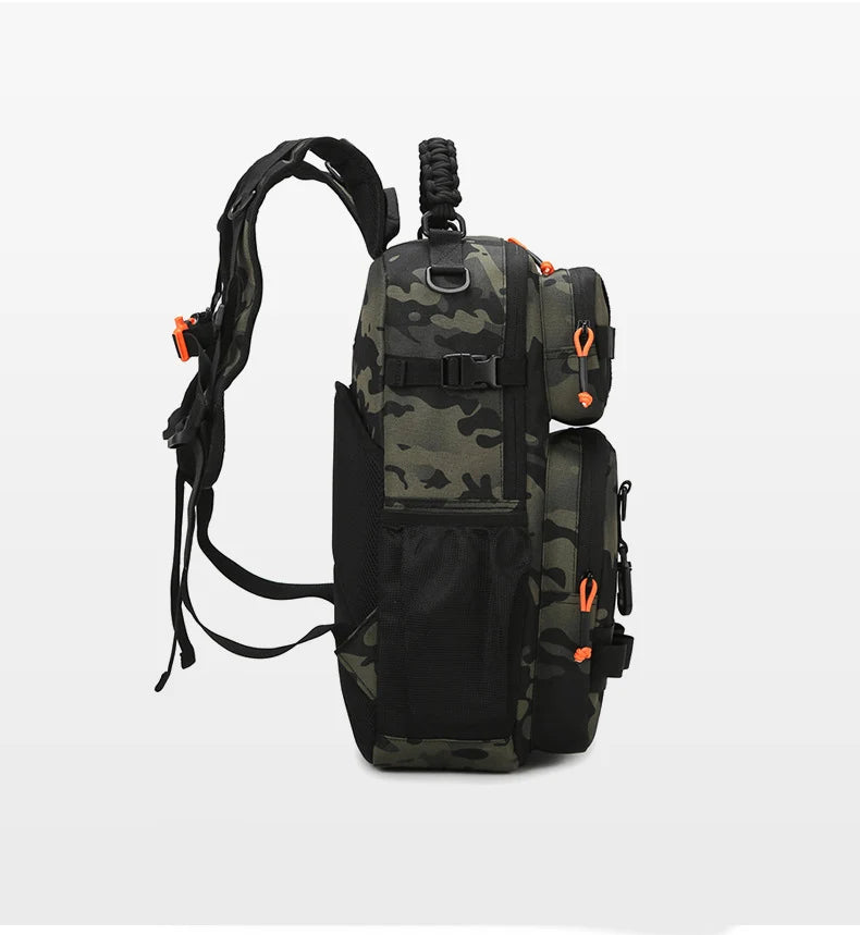 Tactical chest bag oxford large capacity molle outdoor storage multi-pocket - product image