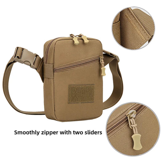 Tactical climbing chest bag nylon large storage multi-wear adjustable strap - product image