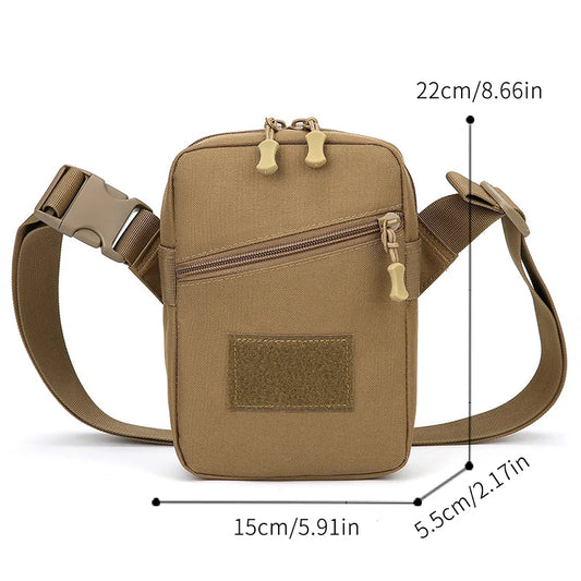 Tactical climbing chest bag nylon large storage multi-wear adjustable strap - product image