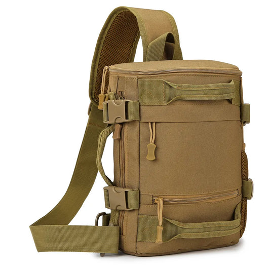 Tactical climbing chest bag oxford large capacity multi-wear adjustable strap - product image