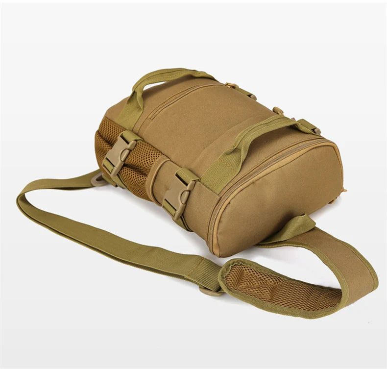 Tactical climbing chest bag oxford large capacity multi-wear adjustable strap - product image