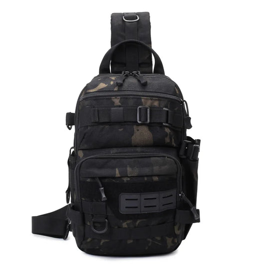 Tactical climbing chest bag oxford multi-compartment molle system - product image