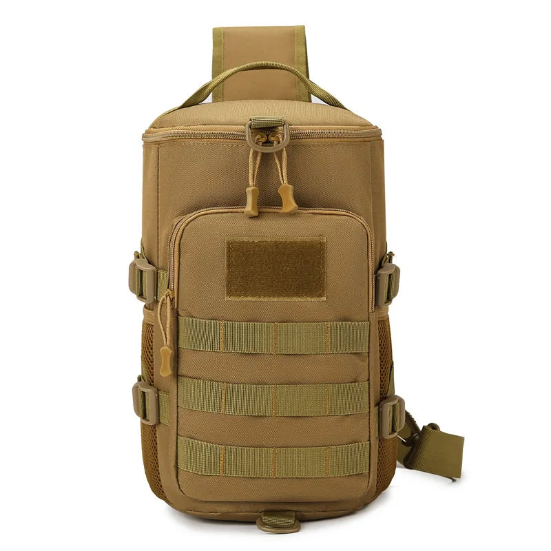 Tactical climbing chest bag oxford multi-pocket lightweight detachable strap - product image