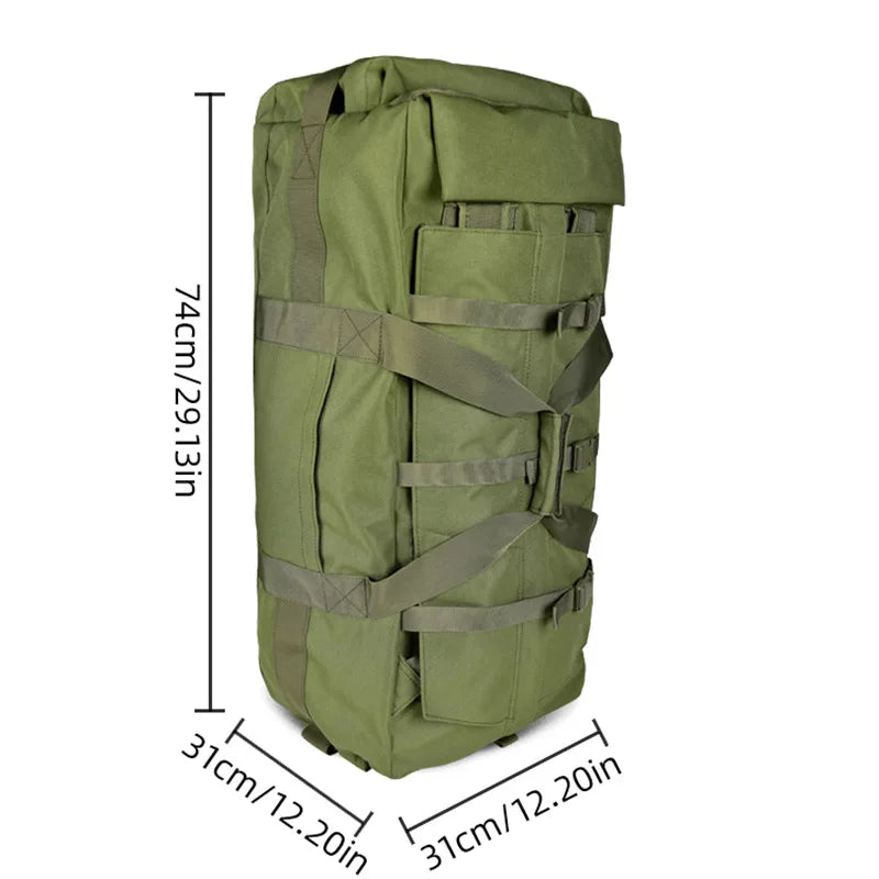Tactical large capacity gym travel backpack knapsack outdoor camping hiking duffel - product image