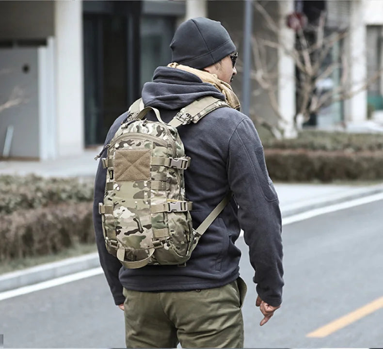 Tactical molle shoulder backpack removable straps outdoor use - product image