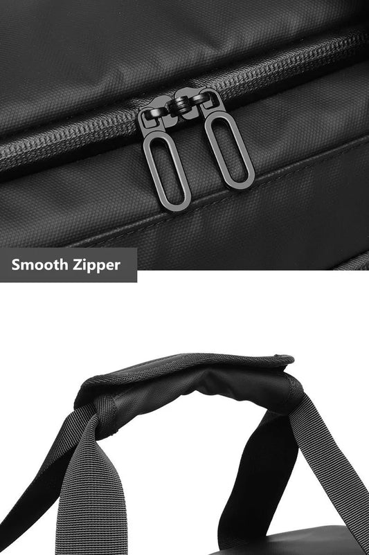 Terylene waterproof large capacity gym fitness bag with dry wet separation - product image