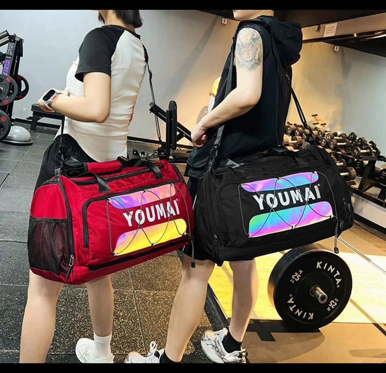 Travel gym bag portable shoulder crossbody chest bag duffle camping hiking - product image