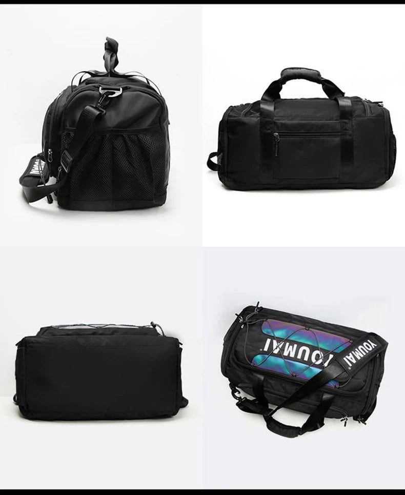 Travel gym bag portable shoulder crossbody chest bag duffle camping hiking - product image