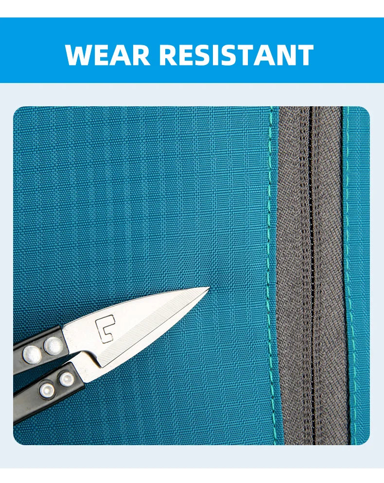 Waterproof 70l nylon camping backpack multi pockets breathable straps - product image