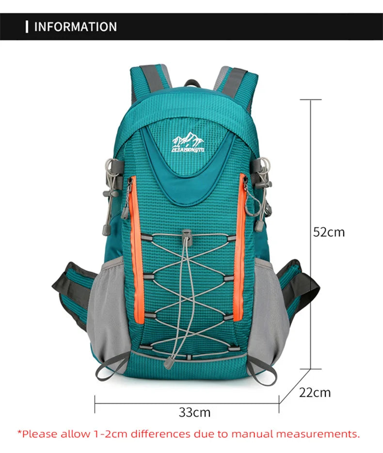 Waterproof nylon camping hiking trekking climbing shoulder bag with multi pockets - product image