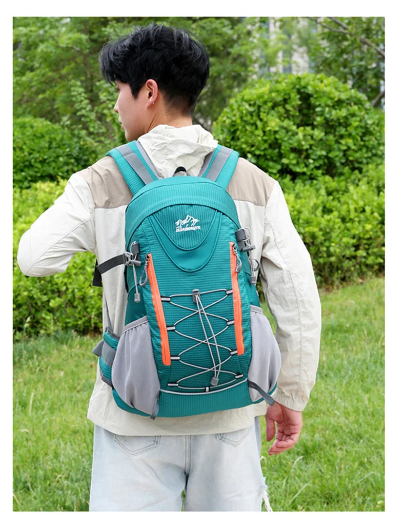 Waterproof nylon camping hiking trekking climbing shoulder bag with multi pockets - product image