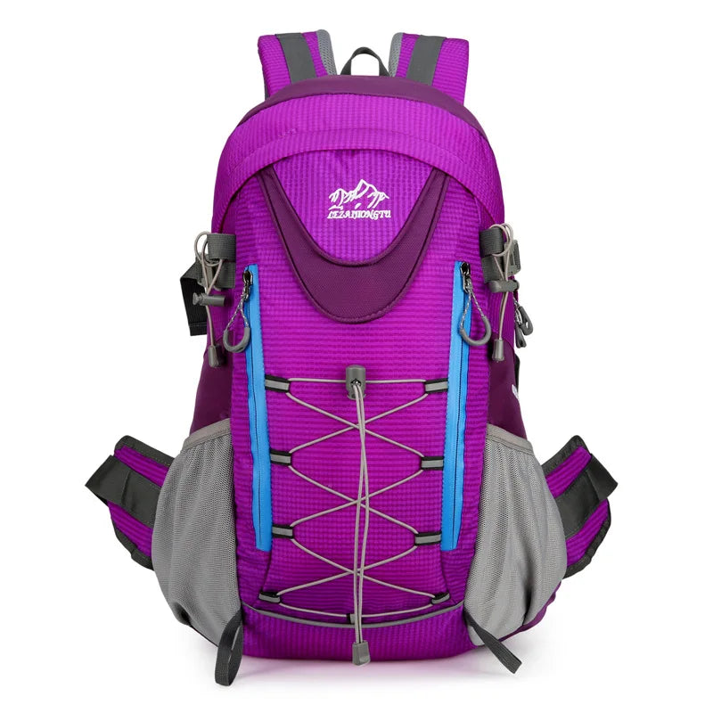 Waterproof nylon camping hiking trekking climbing shoulder bag with multi pockets - product image