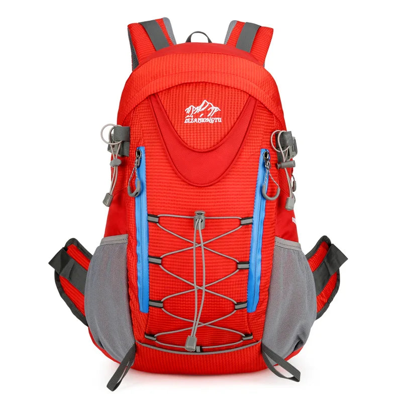 Waterproof nylon camping hiking trekking climbing shoulder bag with multi pockets - product image