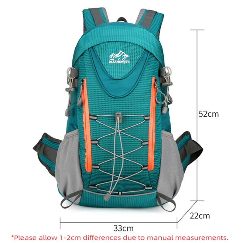 Waterproof nylon camping hiking trekking climbing shoulder bag with multi pockets - product image