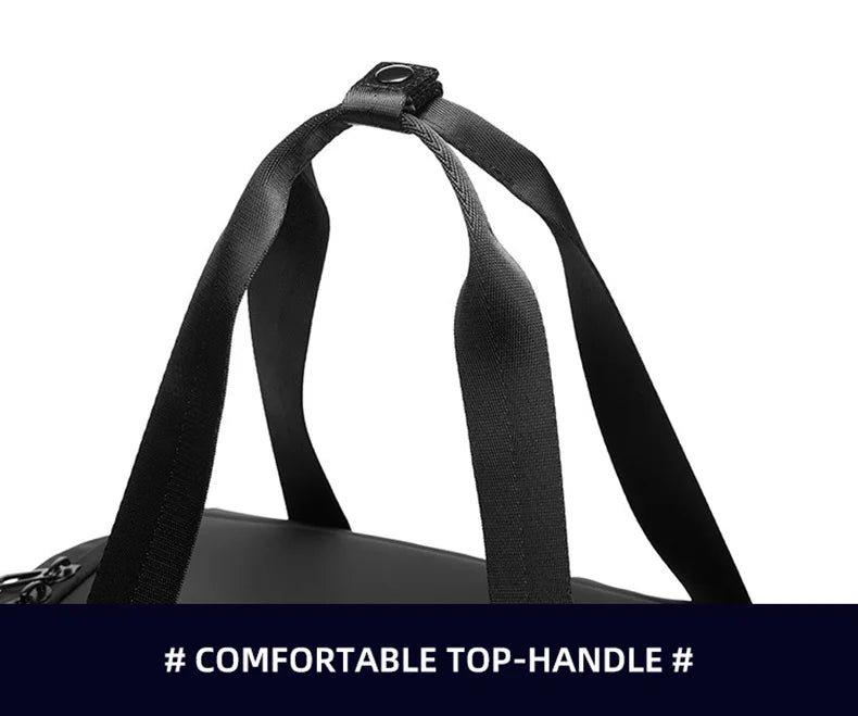 Waterproof nylon oxford multifunctional gym fitness backpack with shoes compartment - product image