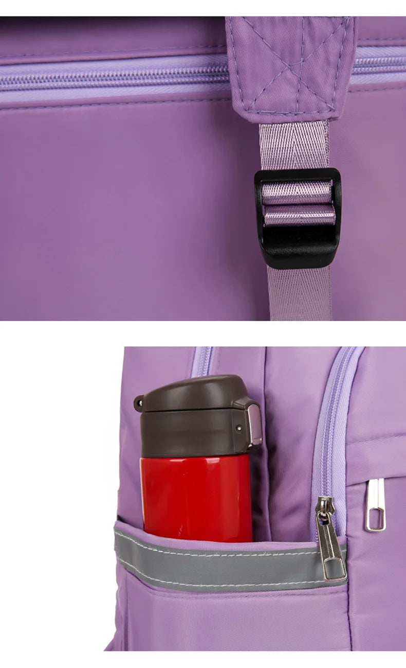 Waterproof oxford nylon gym backpack with shoes pocket and dry wet separation - product image