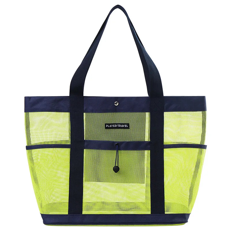 Women quick dry mesh beach tote lightweight handheld gym yoga swimming bag - product image